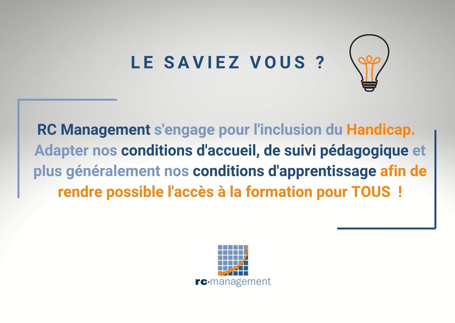 Formations inter entreprises proposées par RC Management